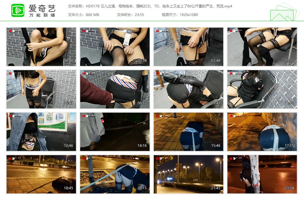 HD0178 云儿出演，母狗拖车，强制ZCD、TD，拖车上又坐上了80公斤重的严主，而且[20230.jpg