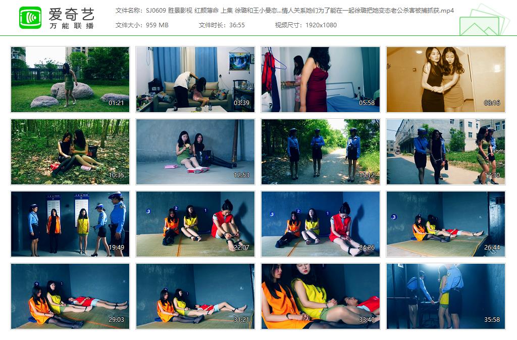 SJ0609 胜景影视 红颜薄命 上集 徐璐和王小曼是同性恋情人关系她们为了能在一起徐璐把.jpg