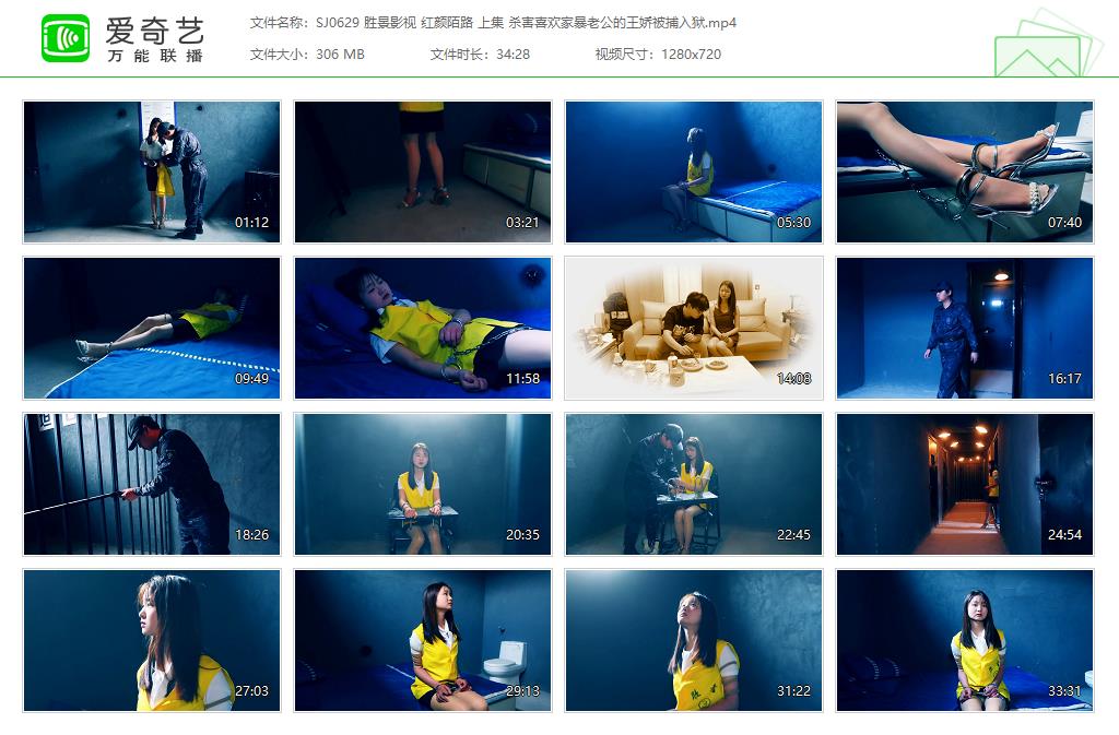 SJ0629 胜景影视 红颜陌路 上集 杀害喜欢家暴老公的王娇被捕入狱[20250509-152505378].jpg