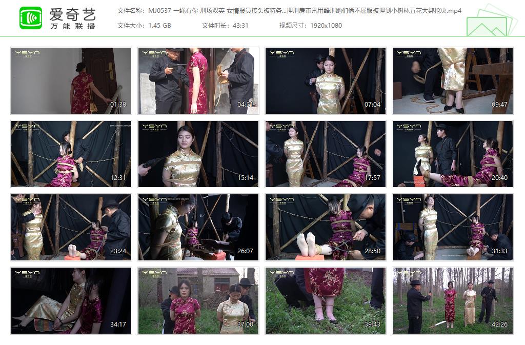 MJ0537 一绳有你 刑场双英 女情报员接头被特务跟踪抓捕关押刑房审讯用酷刑她们俩不屈.jpg