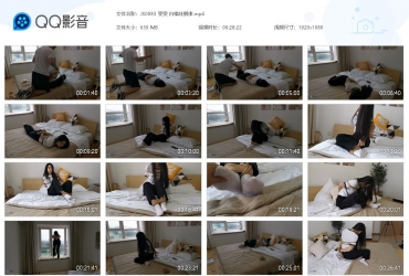 JS原创视觉_雯雯 白棉袜捆绑