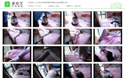 HUI原创_尝试各种姿势的挠脚,白丝足控福利