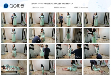 束缘阁_林秋初试镜 丰满异常专业模特 古装套裙捆绑