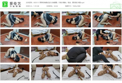 HD飞天原创_雨菲奴狗爬式加大G钩禁锢 竹板SP重击电动高C失禁