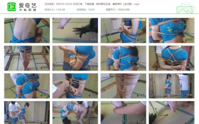 象人原创_02小0-日式打底 下身蛇缚 倒吊驷马扯指 痛苦呻吟