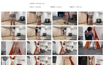 涵涵特辑_贞操带分腿固定 筋膜枪强G 问她湿了没 一摸全是水