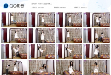 美束映画 白色连衣裙