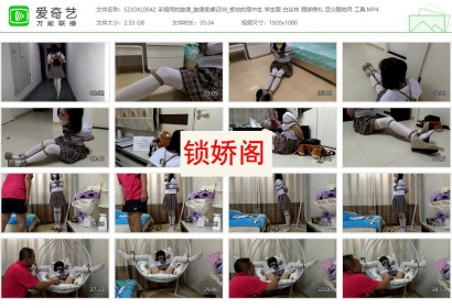 手指间的旋律_旋律受虐记08_被劫的高中生 学生服捆绑挣扎