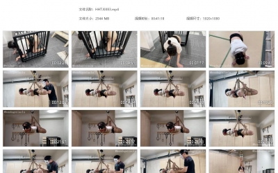 涵涵特辑_短裙腰丝+分腿驷马吊+ZDB+手冲+倒吊