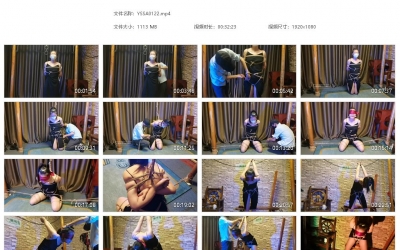 一绳所爱_韩露被绑跪在地上鞭打 打耳光 打屁股