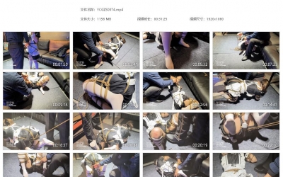 雨辰工作室_家有女仆 女仆装 犬缚 股绳 SP K9 控制 T教