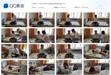 玩奴原创_黑丝妹小橙的海老缚与驷马挠痒