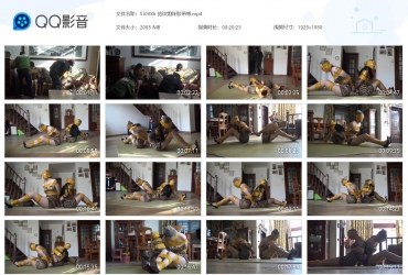 胜景山庄 豹纹姐妹胶带缚