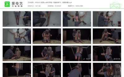 象人原创_轻语cos麻衣学姐！吸盘拘束TK，股绳吊缚