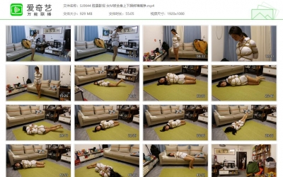 胜景影视_女M被全身上下捆绑堵嘴挣