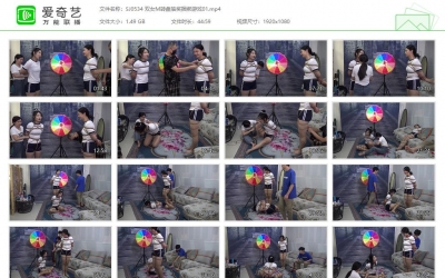 胜景影视_双女M转盘抽奖捆绑游戏01